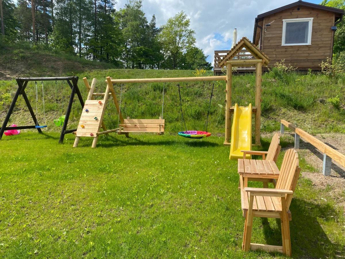 Miedzy Wodami - Domki Na Mazurach Mikołajki Luaran gambar