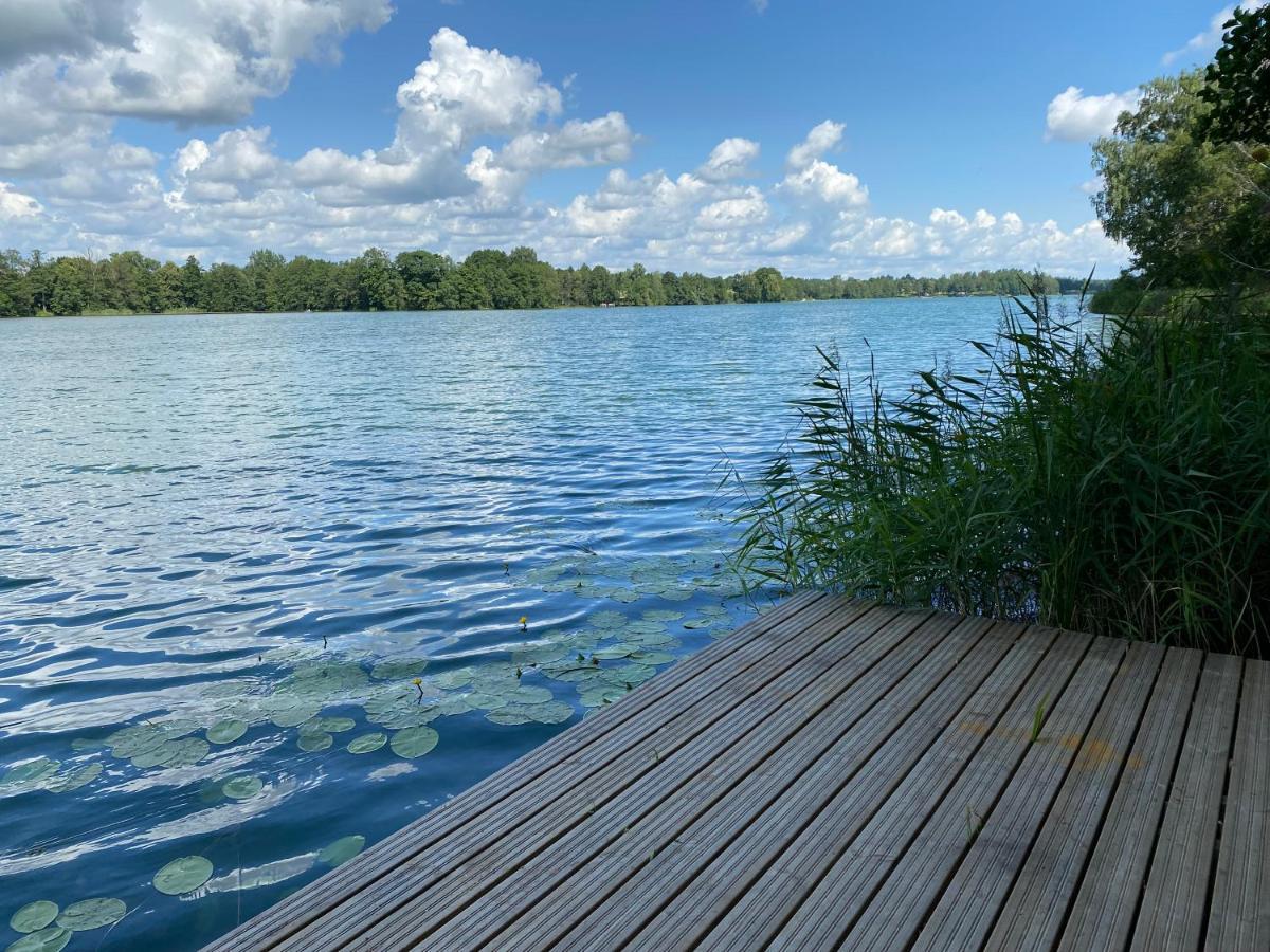 Miedzy Wodami - Domki Na Mazurach Mikołajki Luaran gambar